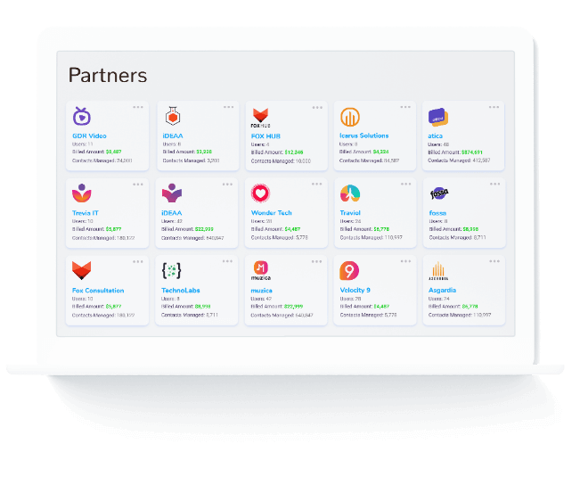 partner information card